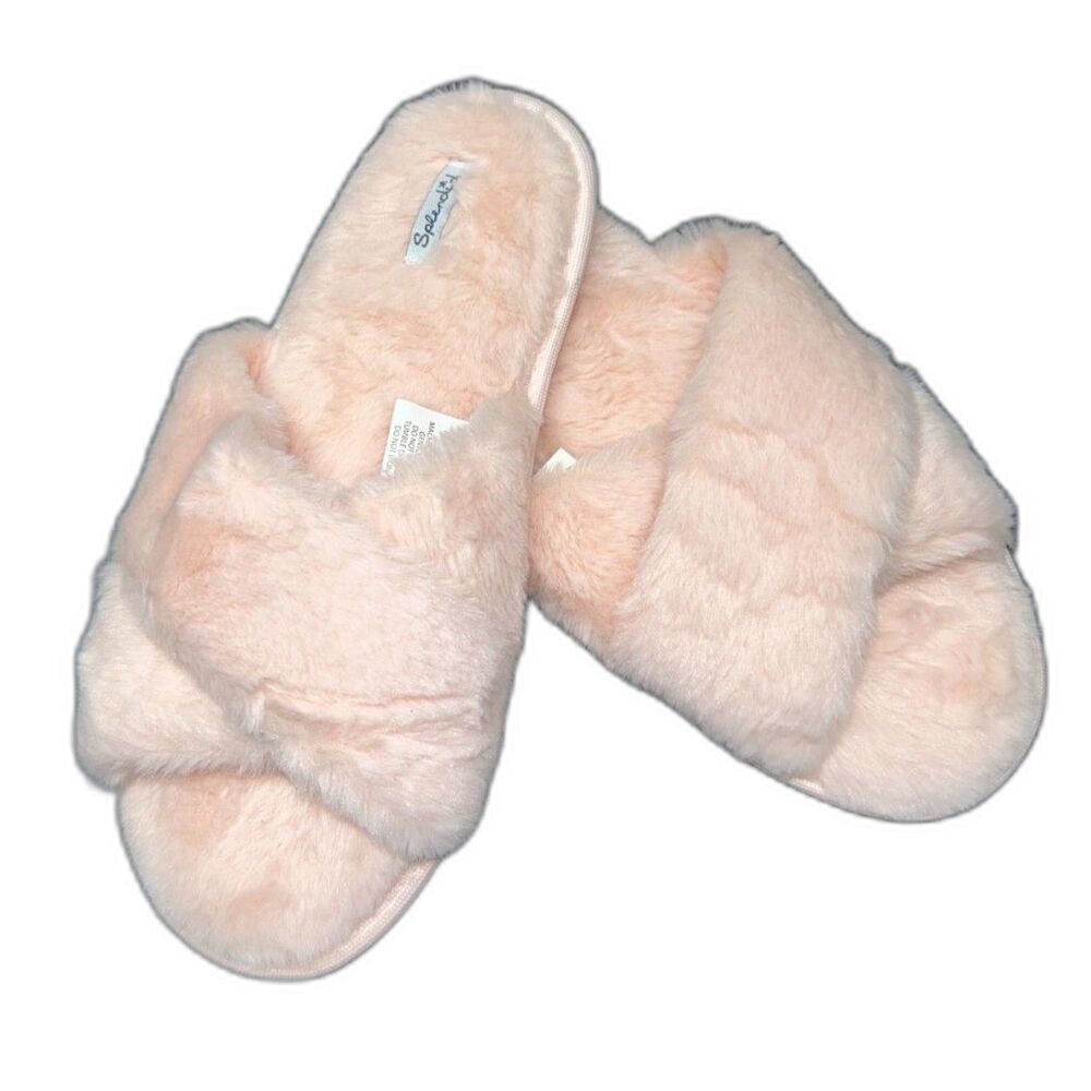 New without Tags Splendid Slippers size M/L pink C6